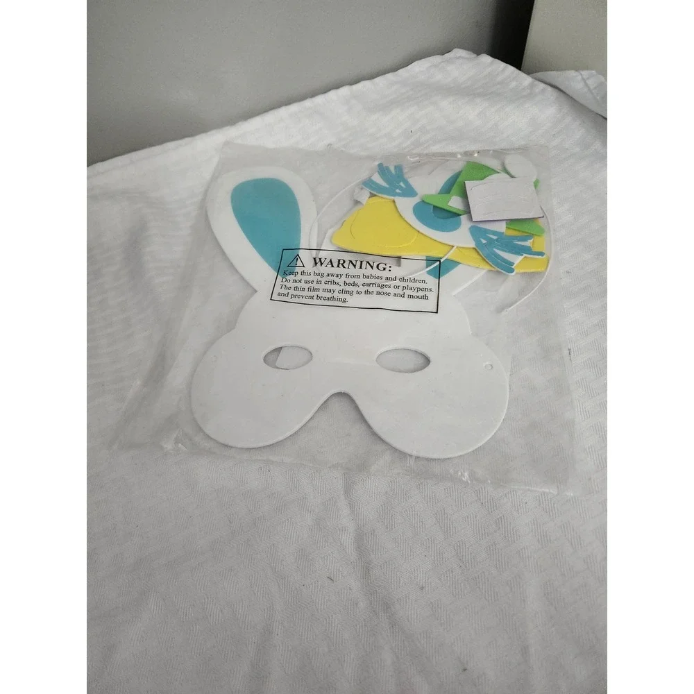 Oriental Trading Easter Bunny Mask Craft Kit DIY Foam Art Activity 13678309